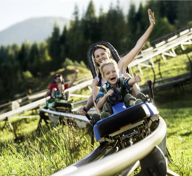 Rodeln mit dem Lucky Flitzer © Flachau Tourismus