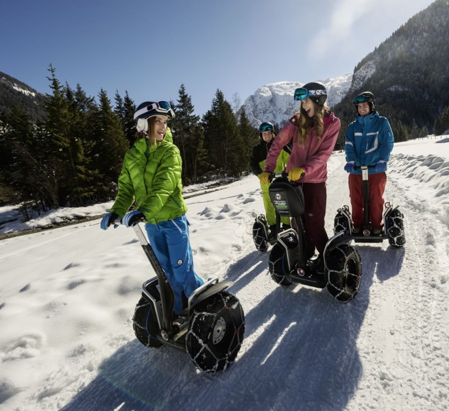 Segway fahren im Winter © Flachau Tourismus